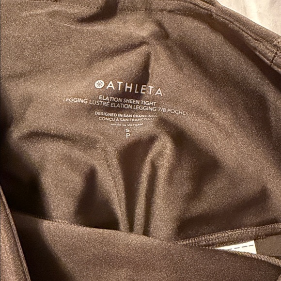 Athleta brown shimmer Activewear Set - Picture 8 of 10